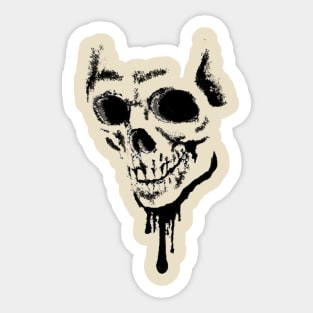 demons, monsters, movies, fear, venom, horor, scull Sticker